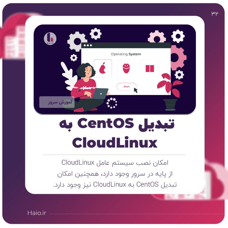 تبدیل centos به cloudlinux